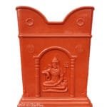 Nisarga Tulsi Pot Plastic Terracotta Painted Colour 2