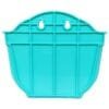 Wall Hanging flower pots planters - Blue - Back