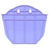 Wall Hanging flower pots planters - Purple - Back