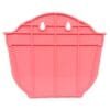 Wall Hanging flower pots planters - Red - Back