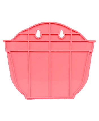 Wall Hanging flower pots planters - Red - Back