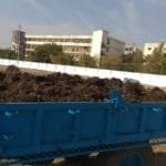 Black coated soil trolley in Bhopal - Nursery Nisarga