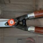 Hedge Shears with wooden handle