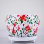 Printed Round 12cm Metal Pot/Planter