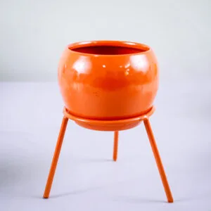 Round 12cm Metal Pot/Planter