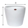 Buy Gleyz Vertical Pot At Nursery Nisarga