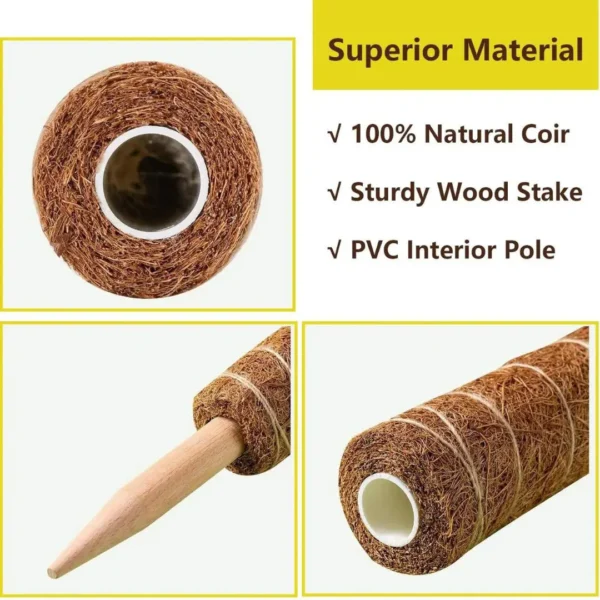 Buy Coco Liner, Coir pole, Plant Supporting Climber Stick Online at Nursery Nisarga