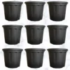 Buy Versatile Black Gardening Pots (Multiple sizes) Online at Nursery Nisarga