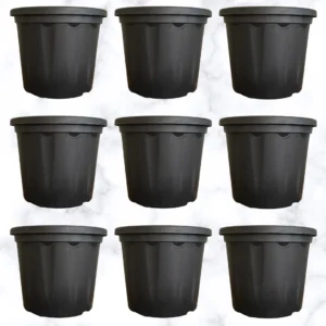 Buy Versatile Black Gardening Pots (Multiple sizes) Online at Nursery Nisarga