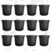 Buy Versatile Black Gardening Pots (Multiple sizes) Online at Nursery Nisarga