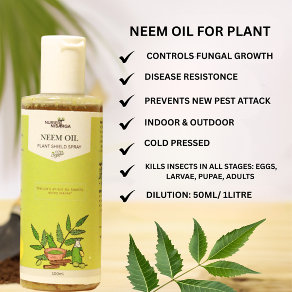 Buy neem oil- 100ml from nursery nisarga