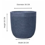 Buy online Harshdeep Premium Milano Short Planters from Nursery Nisarga