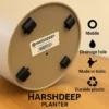 Buy online Harshdeep Premium Valencia With Wheels Planters from Nursery Nisarga