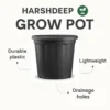 Buy Harshdeep Grow Planter (Multiple Sizes) from Nursery Nisarga