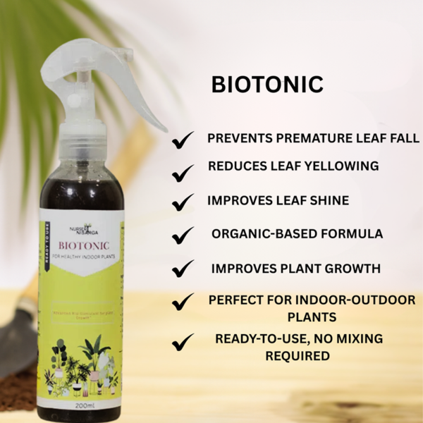 Buy Biotonic, Indoor plant Booster "Ready to use"- spray 200ml from Nursery Nisarga