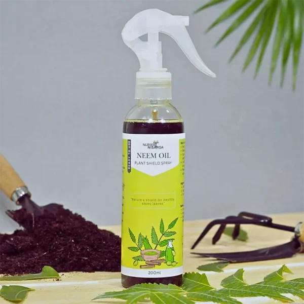 Buy Neem Oil (Ready to Use) Spray - 200ml from Nursery Nisarga