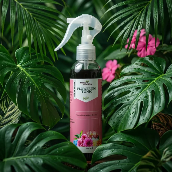 Buy Flowering tonic liquid fertilizer “Ready to use”- spray 200ml from Nursey Nisarga