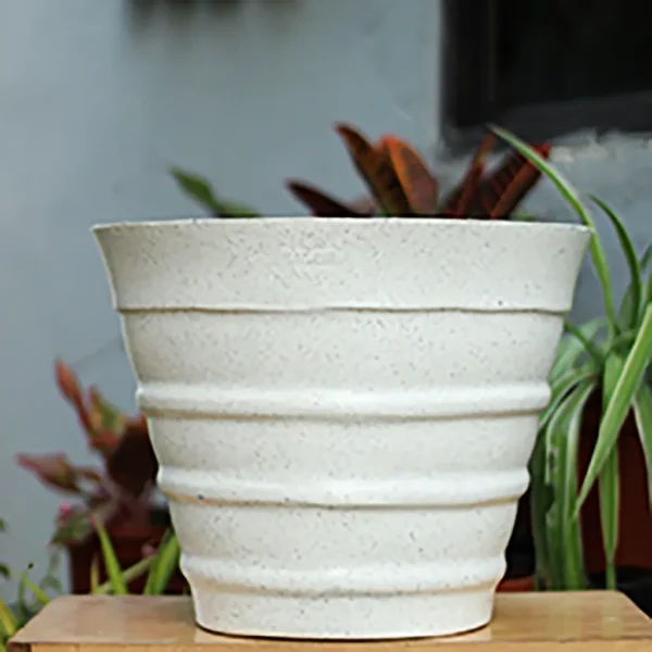 Buy Garden green YRR Rotomold stone finish- Planter from Nursery Nisarga