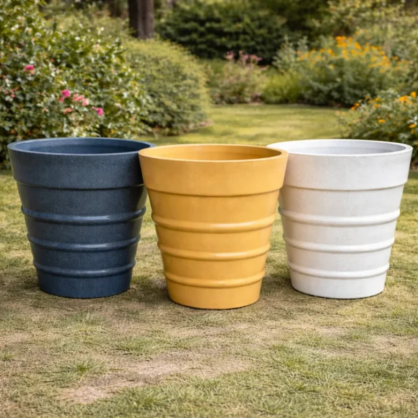 Buy Garden green YRR Rotomold stone finish- Planter from Nursery Nisarga