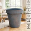 Buy Garden Green RS Regular Rotomold Stone Finish Planter from Nursery Nisarga