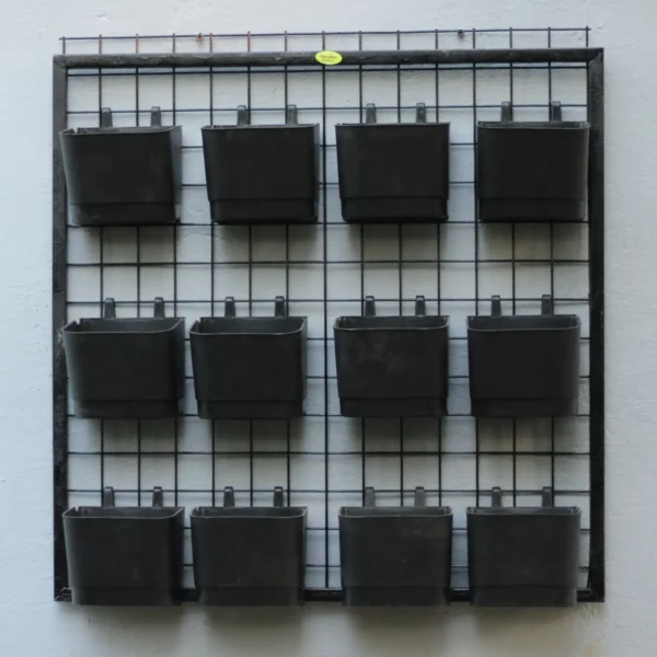 Buy Garden Green " hanging pot with panel" for plant from Nursery Nisarga