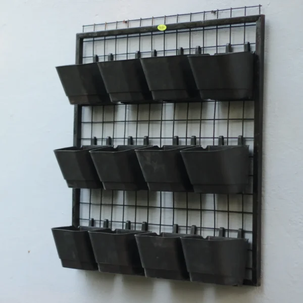 Buy Garden Green " hanging pot with panel" for plant from Nursery Nisarga