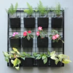 Buy Garden Green " hanging pot with panel" for plant from Nursery Nisarga