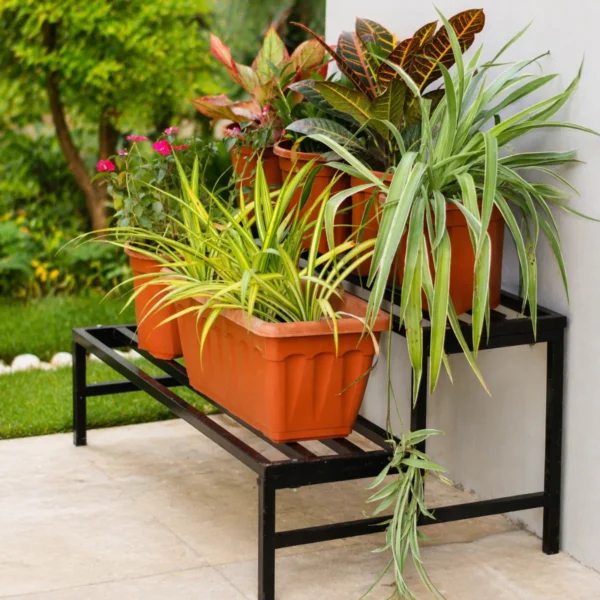 Buy Garden Green "Two-step stand " planter pot stand from Nursery Nisarga