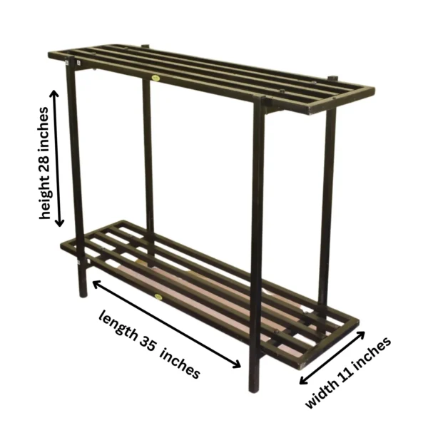 Buy Garden Green "Two-step Tall stand " planter pot stand from Nursery Nisarga