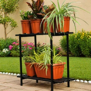 Buy Garden Green "Two-step Tall stand " planter pot stand from Nursery Nisarga