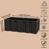 Buy Garden Green KG Tub Rotomold Stone Finish Planter from Nursery Nisarga