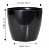 Buy Harshdeep Premium Valencia 25 - Planter from Nursery Nisarga