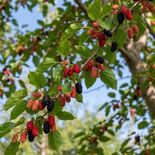 Buy Mulberry, Shahtoot, Tuti – Plant (air layered) from Nursery Nisarga